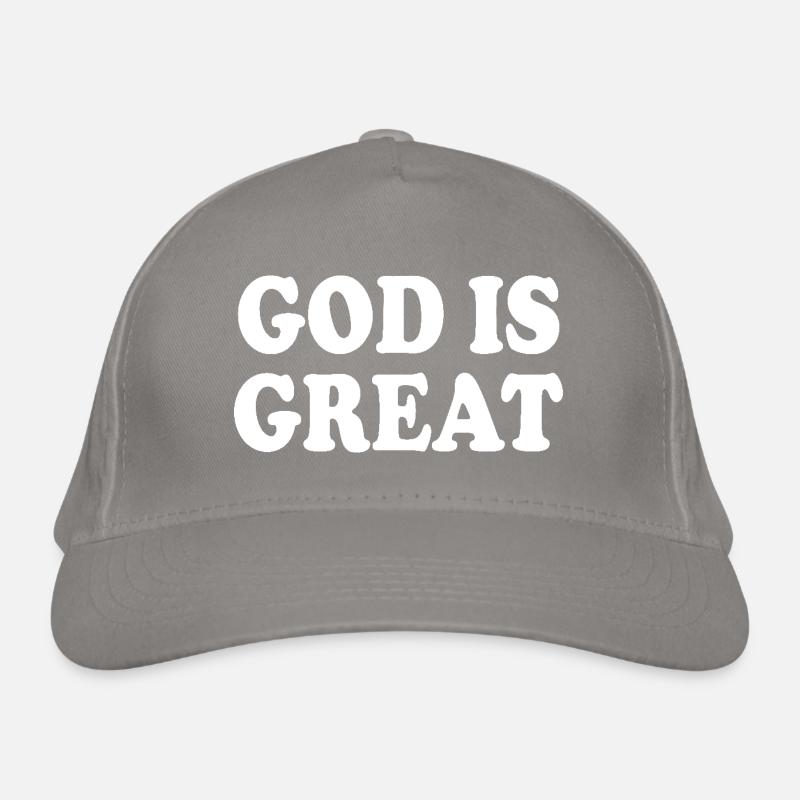 god is great Casquette classique bio