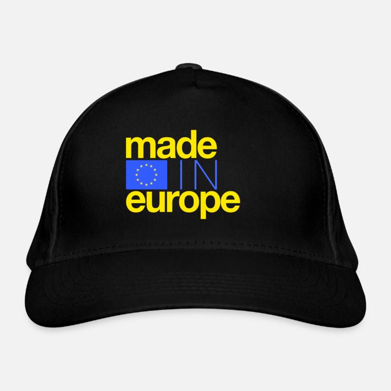 Made in Europe – Sonderedition Bio-Baseballkappe