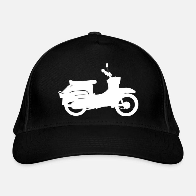 Swallow driver Simson Schwalbe culte scooter GDR - Casquette classique bio - noir