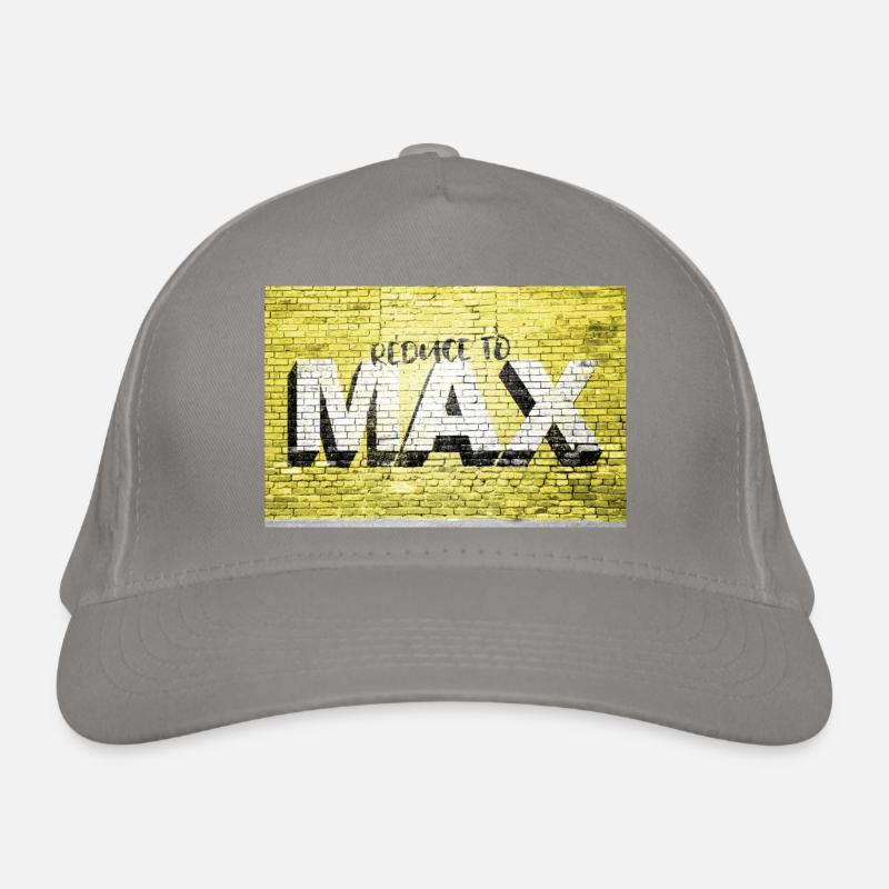 Réduire au maximum la motivation Citation Graffiti Casquette classique bio