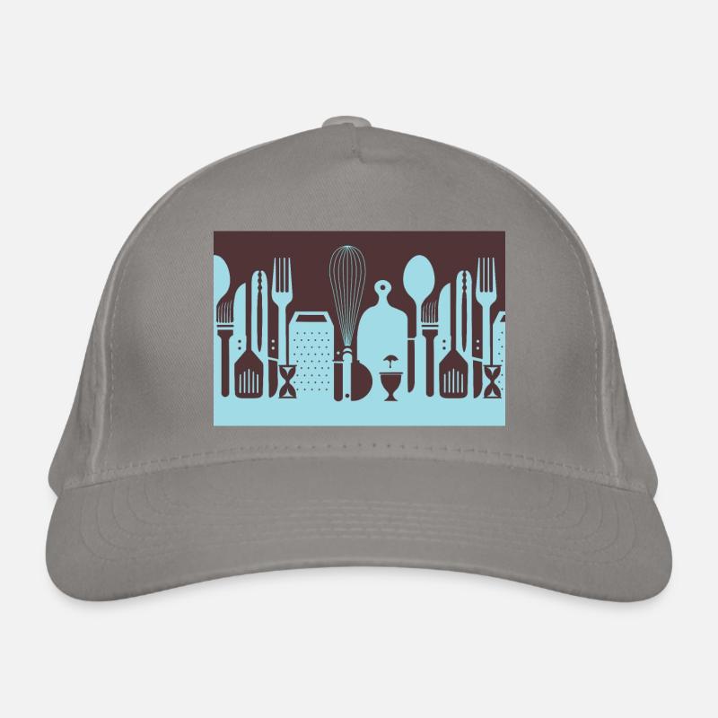 Kitchen with kitchen utensils Organic Baseball Cap