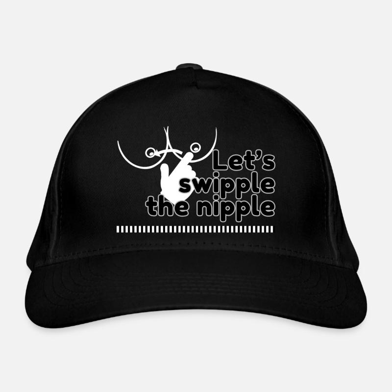 Glissons le mamelon. Casquette classique bio