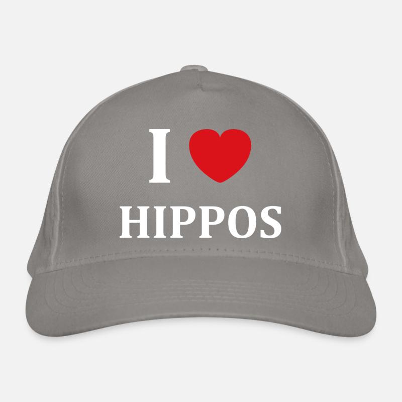 amour petit hippopotame Casquette classique bio