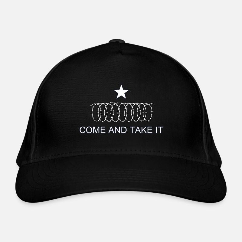 Texas Flag Come and Take It Razor wire Organic Baseball Cap