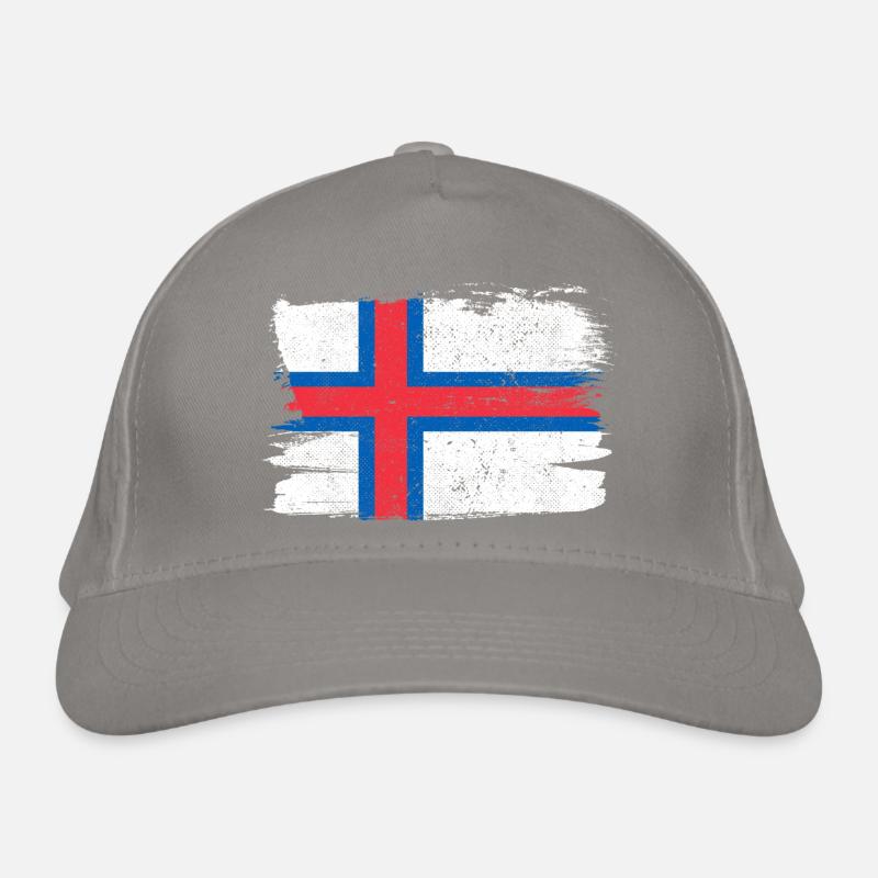 Îles Féroé drapeau drapeau paix Vintage Casquette classique bio