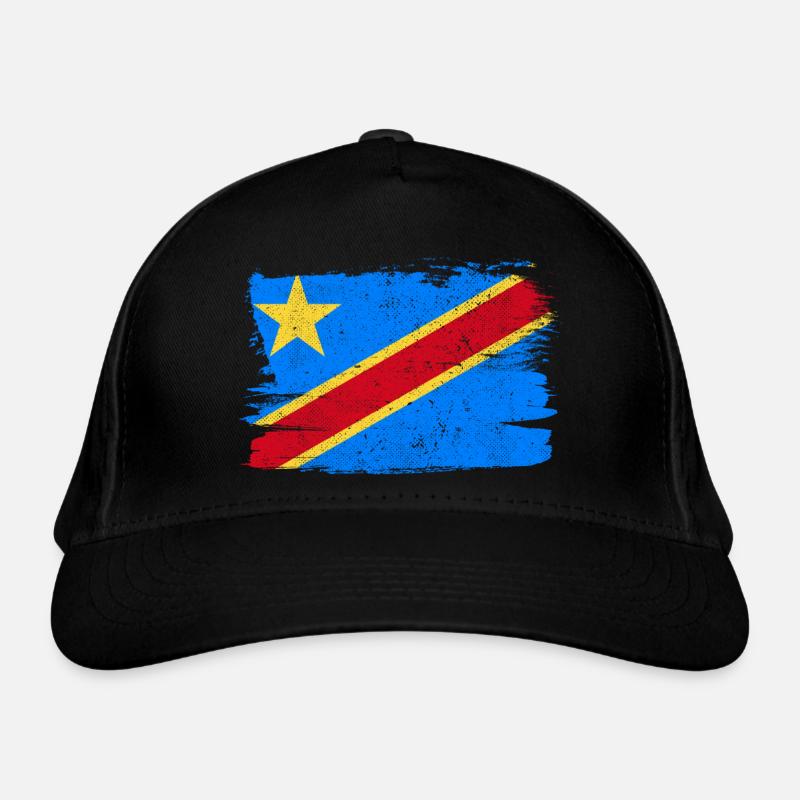 Drapeau de la République démocratique du Congo Casquette classique bio