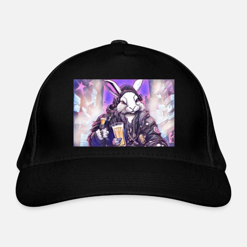 CPunk-Hase Bio-Baseballkappe