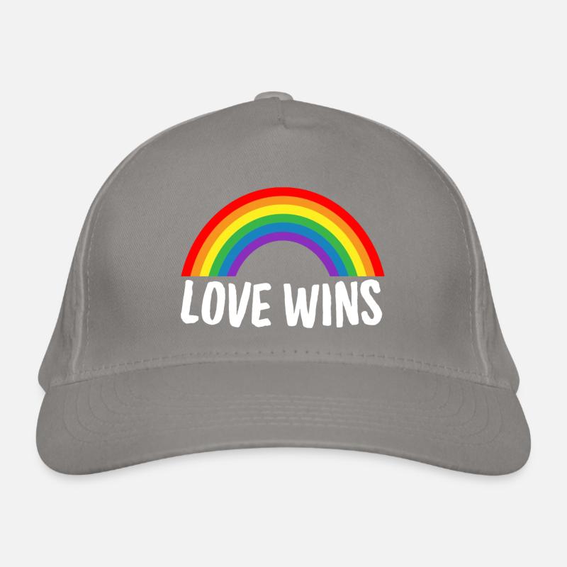 Love wins Organic Baseball Cap