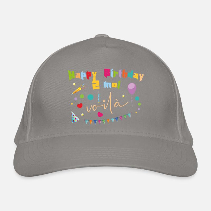 Geburtstag - Joyeux anniversaire à moi Casquette classique bio