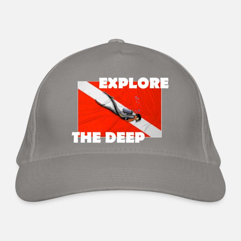EXPLORE THE DEEP Organic Baseball Cap