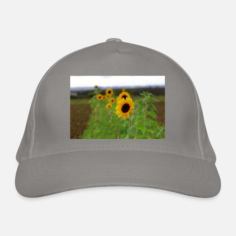 Sonnenblume Bio-Baseballkappe