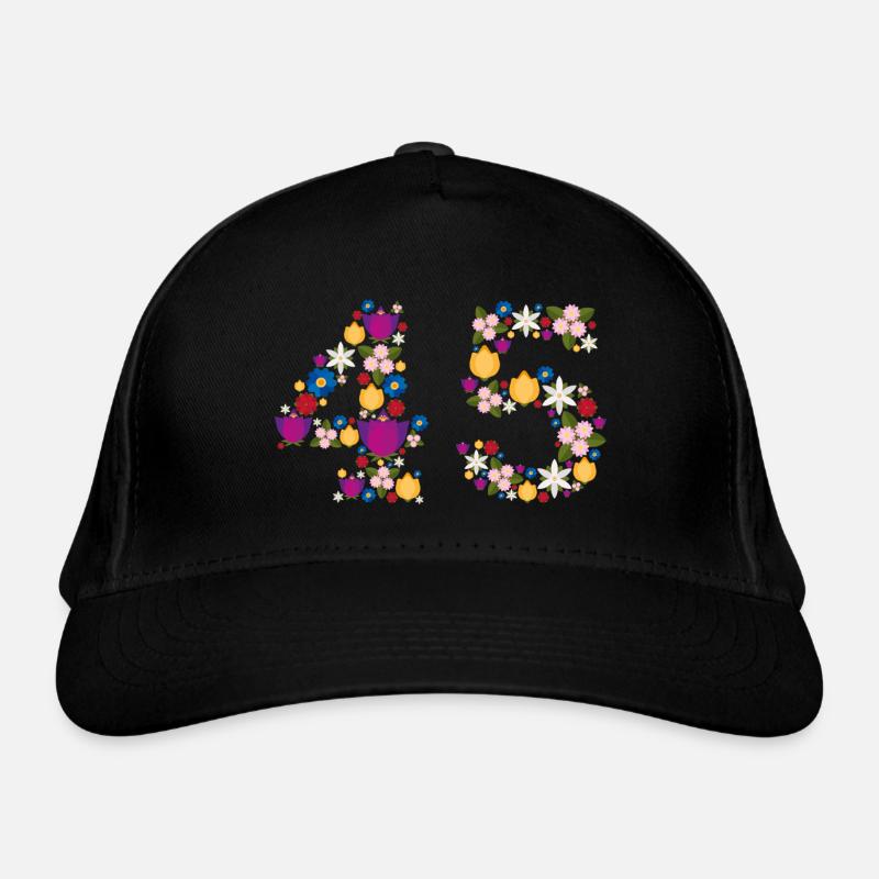 Fleurs 45 Casquette classique bio