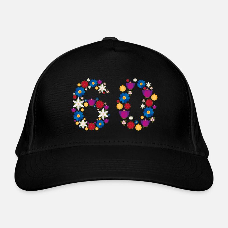 Fleurs 60 Casquette classique bio