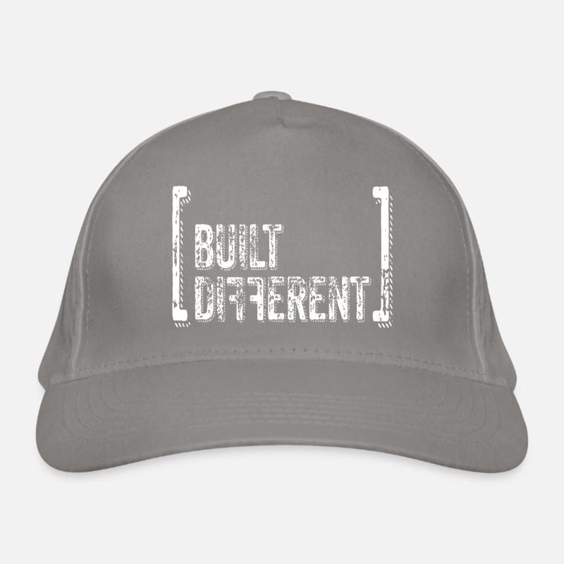 Built Different Distressed Quote Bio-Baseballkappe