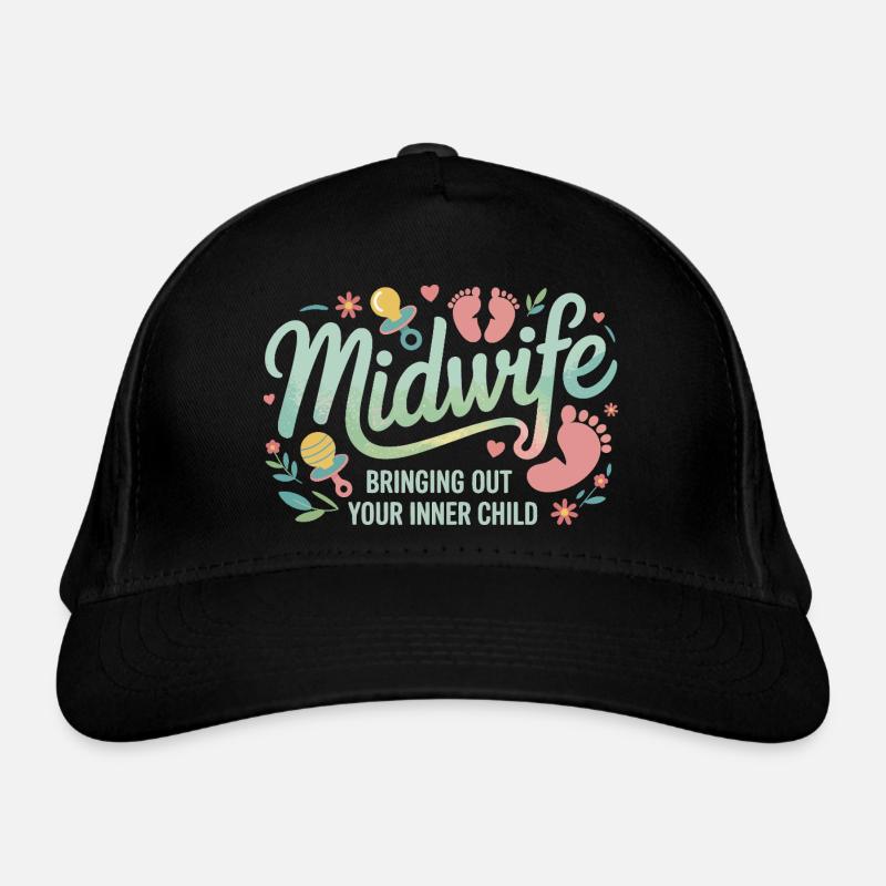 Midwife Inner Child Bloom Bio-Baseballkappe