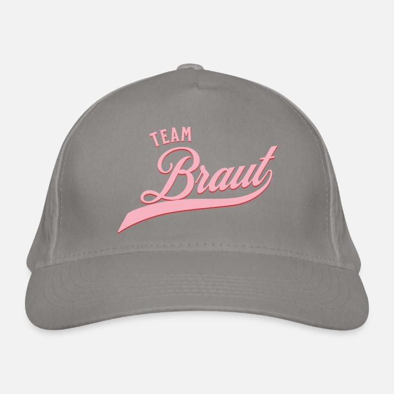 Team Braut College Style! JGA Braut Crew Design Bio-Baseballkappe