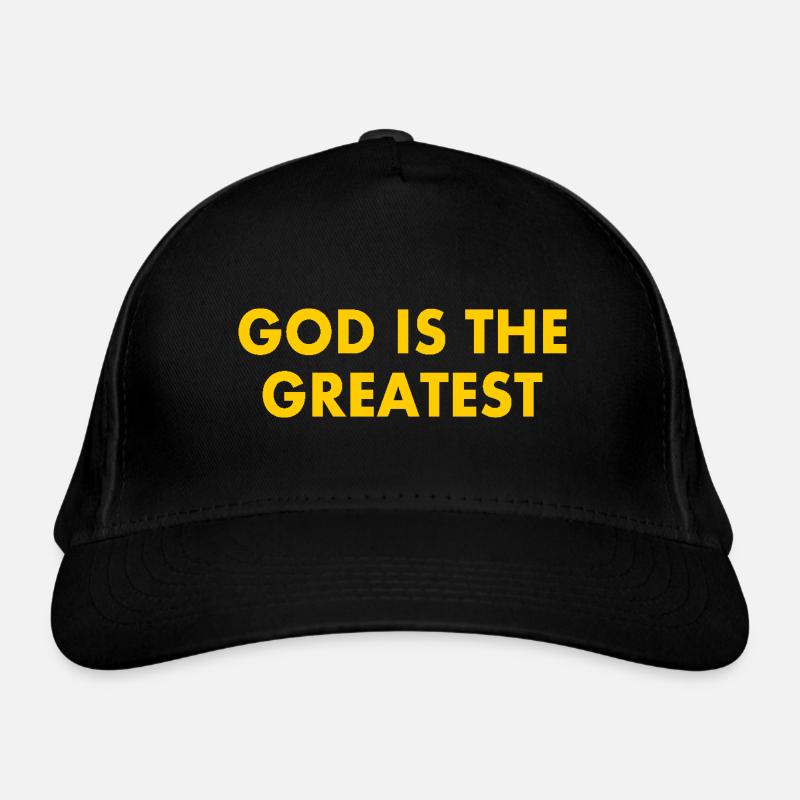 god is the greatest Bio-Baseballkappe