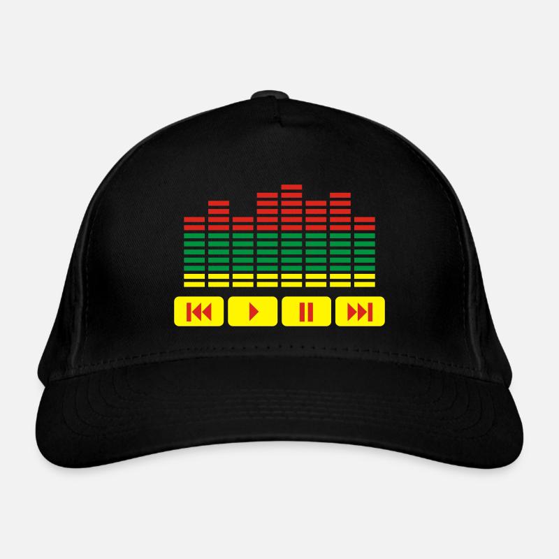 Equalizer DJ music player Casquette classique bio
