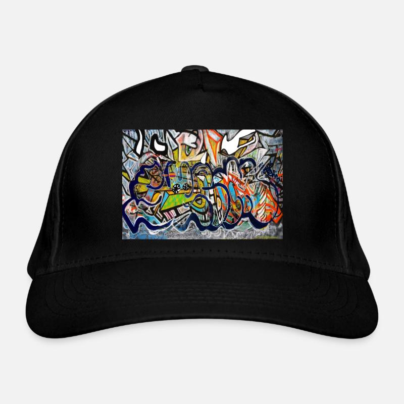 graffiti wall Organic Baseball Cap