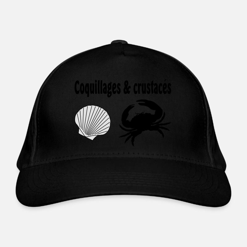 coquillages crustaces Casquette classique bio
