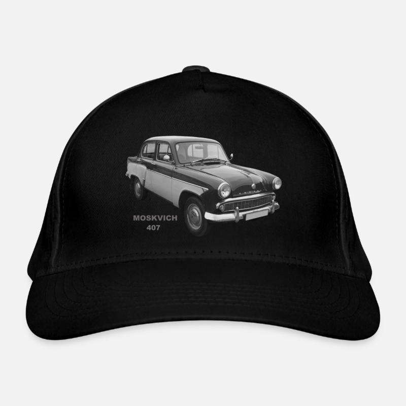 Moskwitsch 407 UdSSR Russland Oldtimer Ostalgie Bio-Baseballkappe