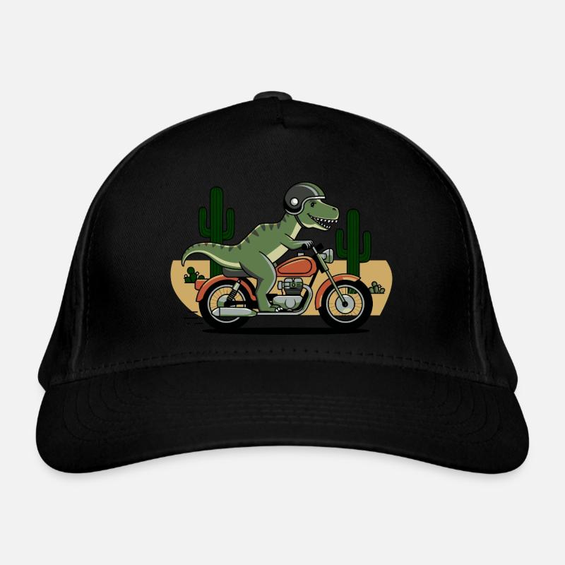 T-Rex à moto Casquette classique bio
