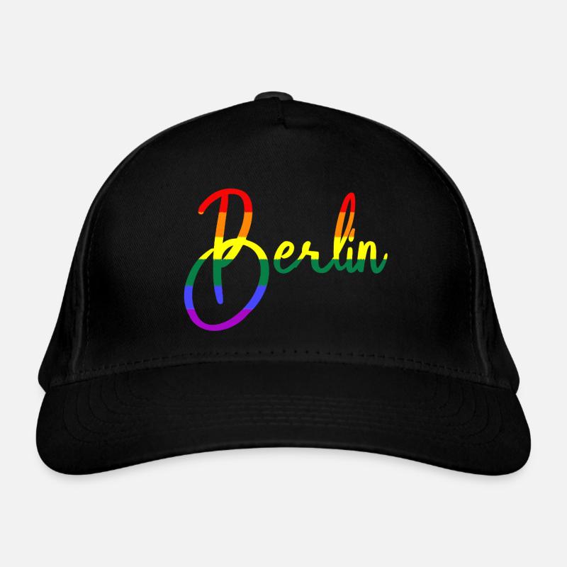 Berlin - Gay Pride - Rainbow - Regenbogen - LGBT Bio-Baseballkappe