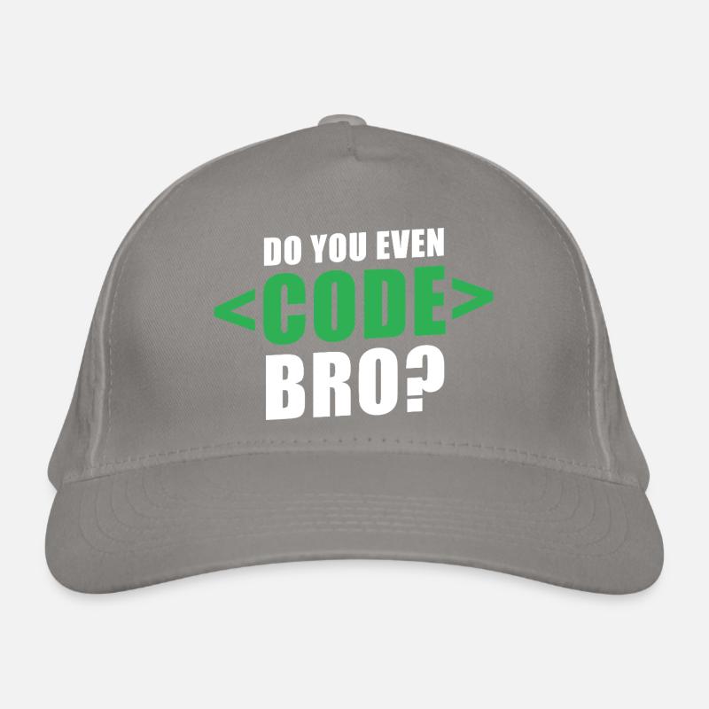 Do You Even Code Bro Graphic Organic Baseball Cap