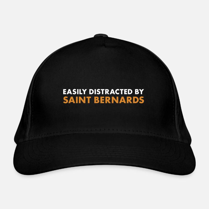 Facilement distrait par le Saint-Bernard Casquette classique bio