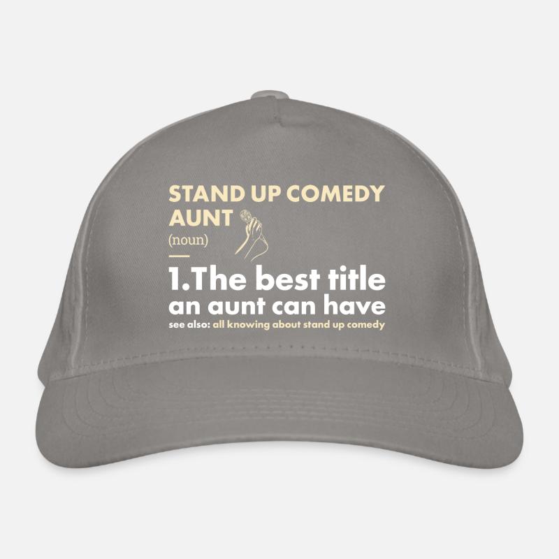 Comedian Aunt Definition Stand Up Comedy Bio-Baseballkappe