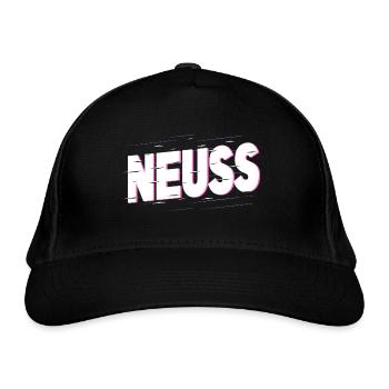 Neuss Deutschland Stadt Schrift Heimat Liebe - Bio-Baseballkappe - Schwarz - Vorne