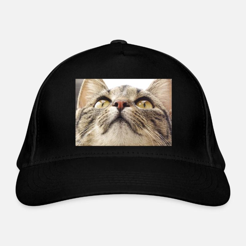 Visage de chat Minka - Casquette classique bio - noir