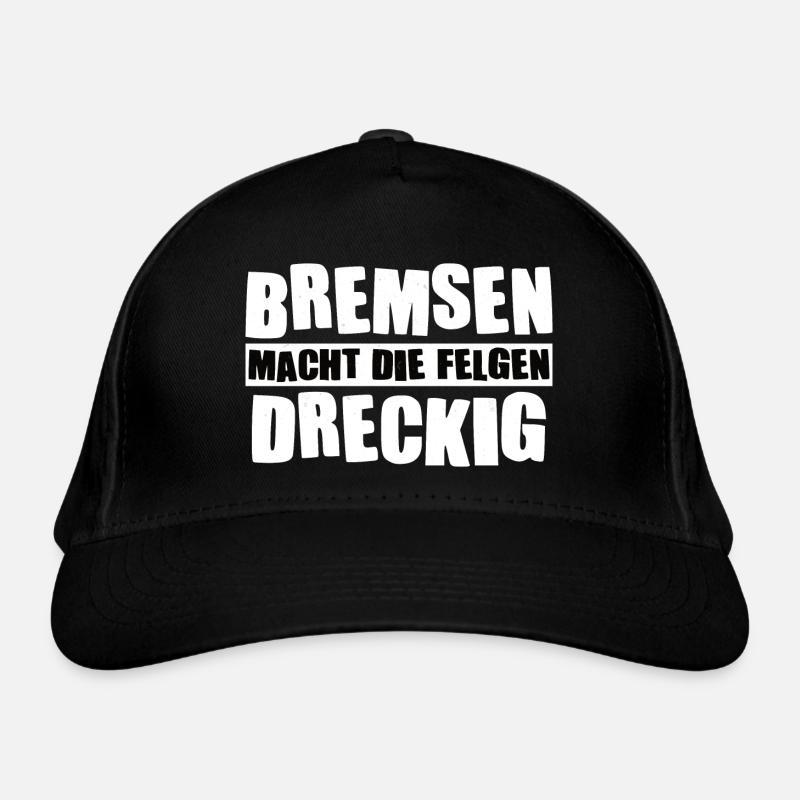 Auto Spruch - Bremsen Bio-Baseballkappe