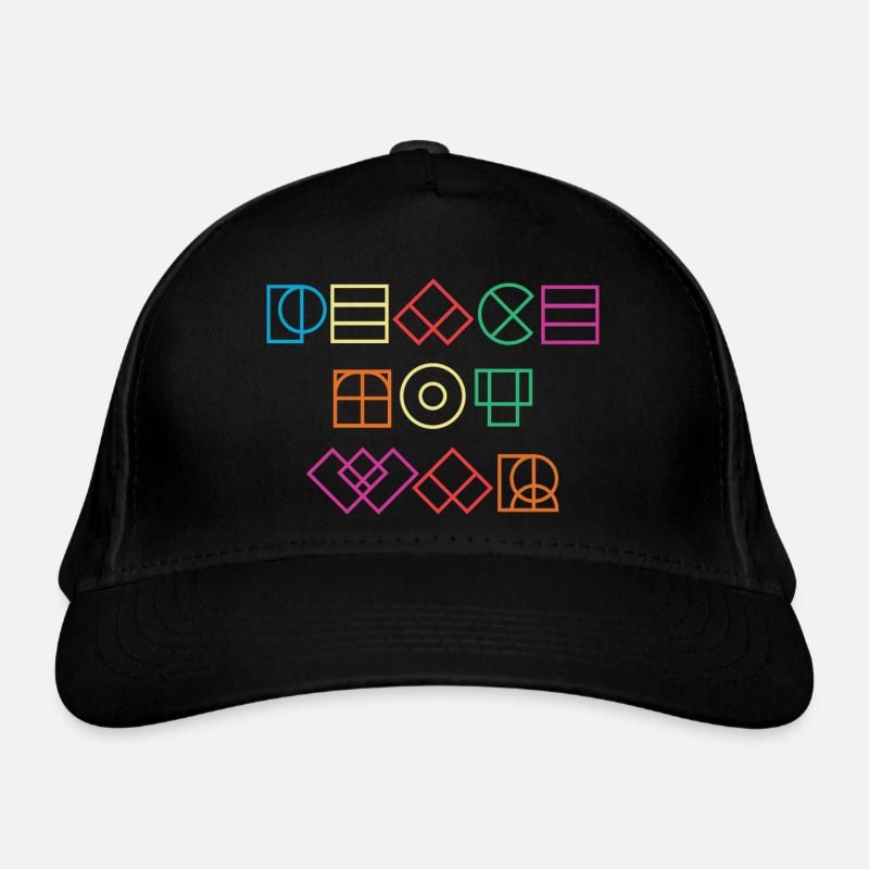 Peace Not War Bio-Baseballkappe