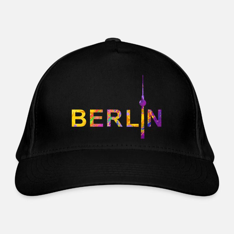 Berlin avec tour de télévision Casquette classique bio