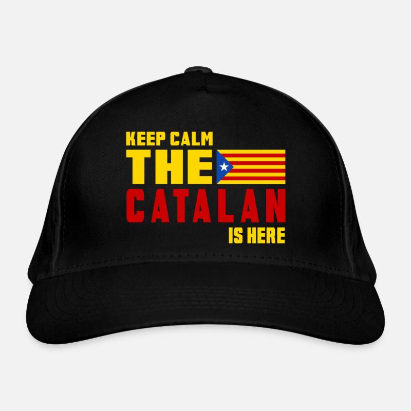 Design du drapeau de la Catalogne Keep Casquette classique bio