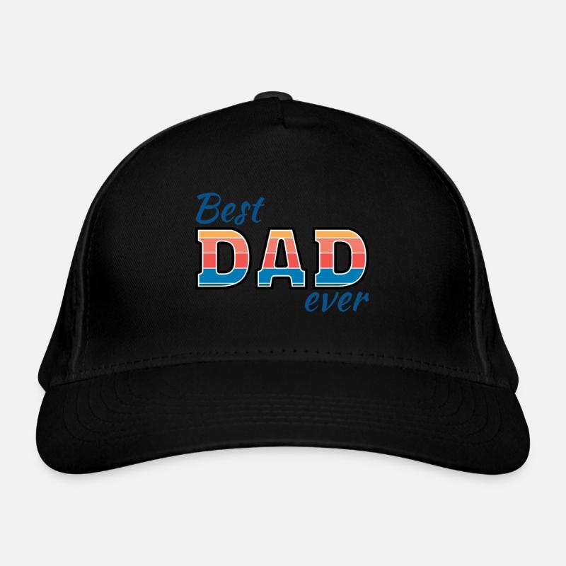Bester Papa immer Vatertag Mann Weihnachten Bio-Baseballkappe