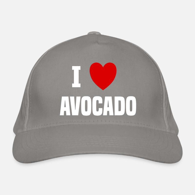 Ich liebe Avocado Bio-Baseballkappe