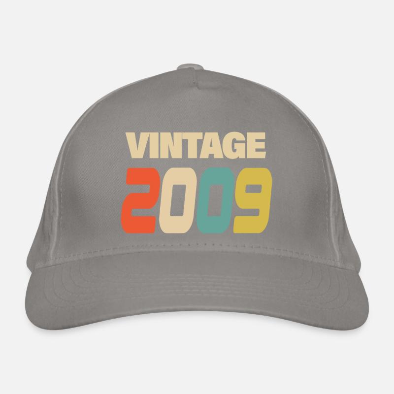 2009 Vintage Retro Classique 2009 Casquette classique bio
