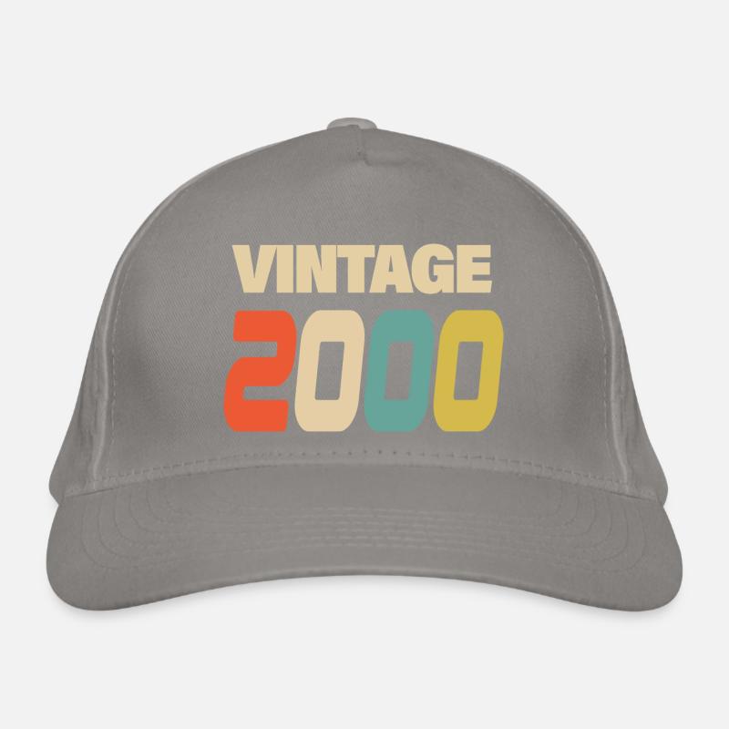 2000 Vintage Retro Classique 2000 Casquette classique bio