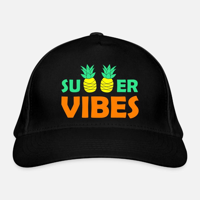 Summer Vibes 02 Organic Baseball Cap
