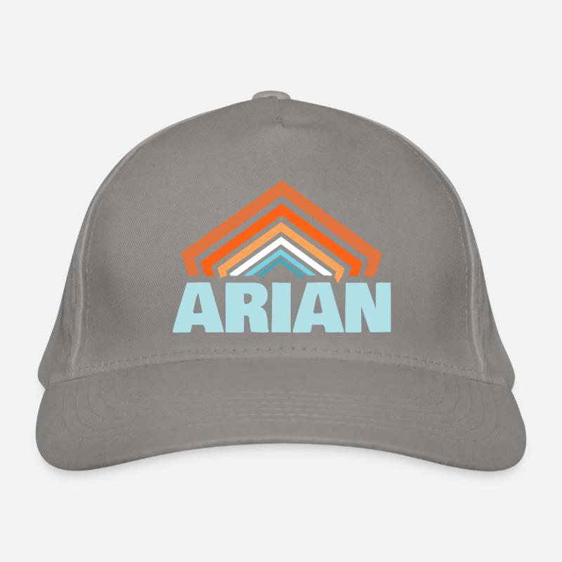 First name Arian Organic Baseball Cap