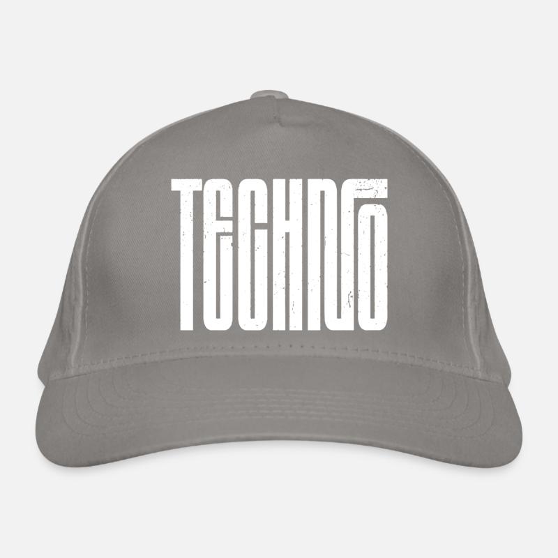 Typographie rétro techno audacieuse Casquette classique bio