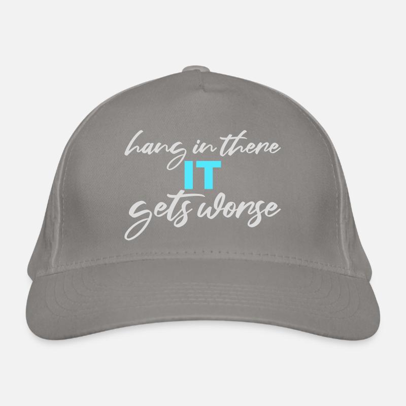 Tiens bon, ça empire. Drôle de plaisir. Dire Casquette classique bio