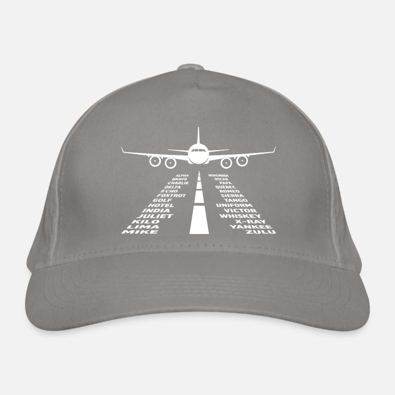 Airplane Flight Pilot Airplane Airline Organic Baseball Cap