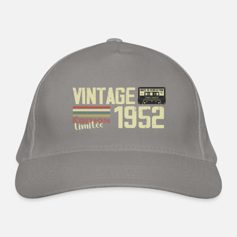 1952 Vintage Retro 1952 Geburtstagsgeschenk Bio-Baseballkappe