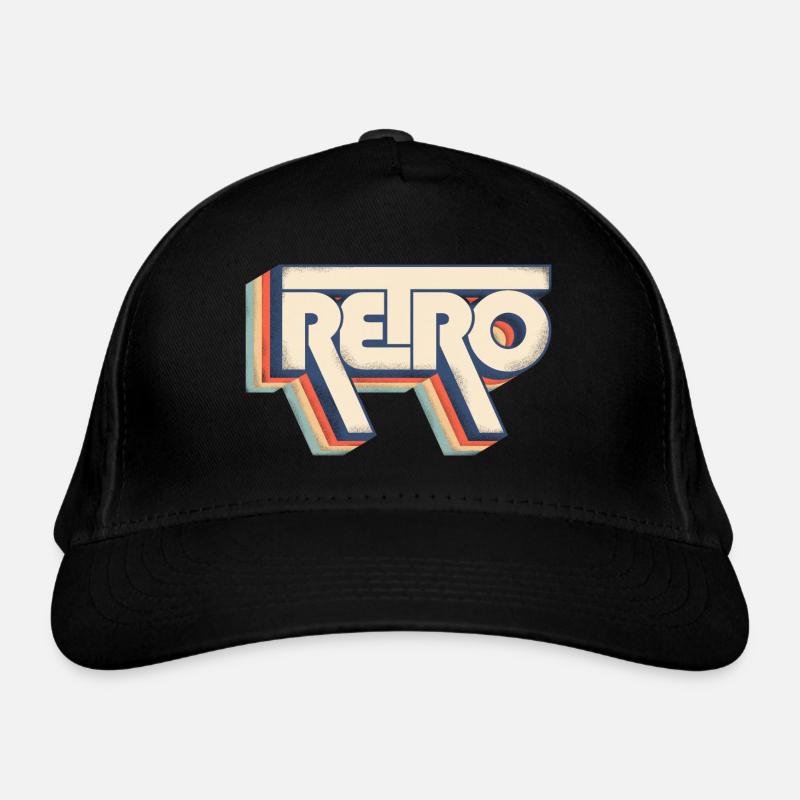Retro Style Organic Baseball Cap