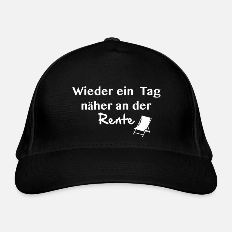Wieder ein Tag näher an der Rente Bio-Baseballkappe