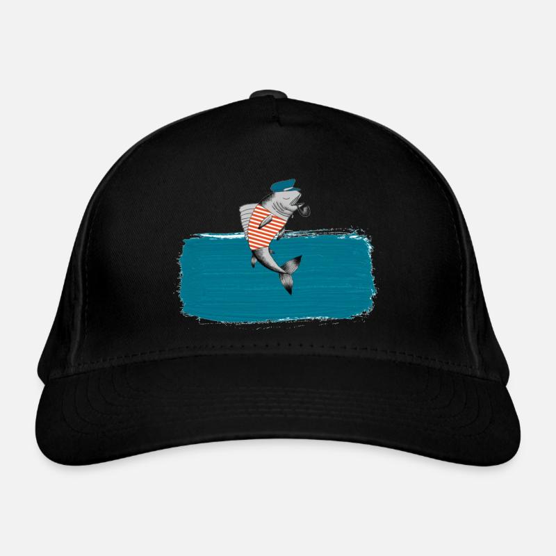 Der Pilotfisch - Maritim Serie von AP-Design Bio-Baseballkappe