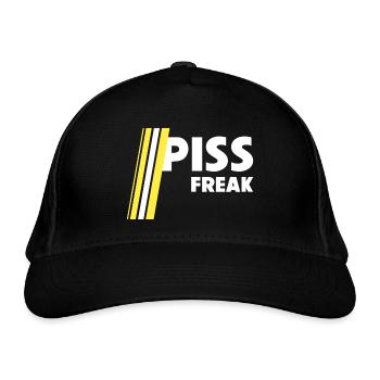 Piss Freak - Bio-Baseballkappe - Schwarz - Vorne